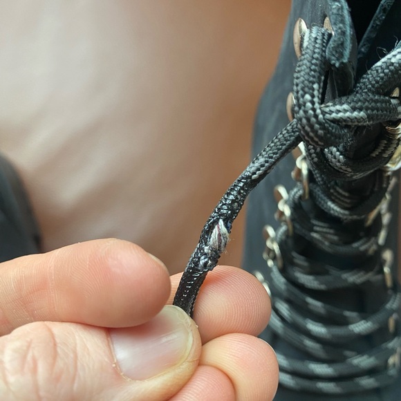 Jenni Kayne Women’s Oiled Leather Combat Lug Sole Boots Black Size 37 (US 7) - Picture 9 of 10